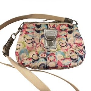 Coach Poppy Multicolor Crossbody Bag
